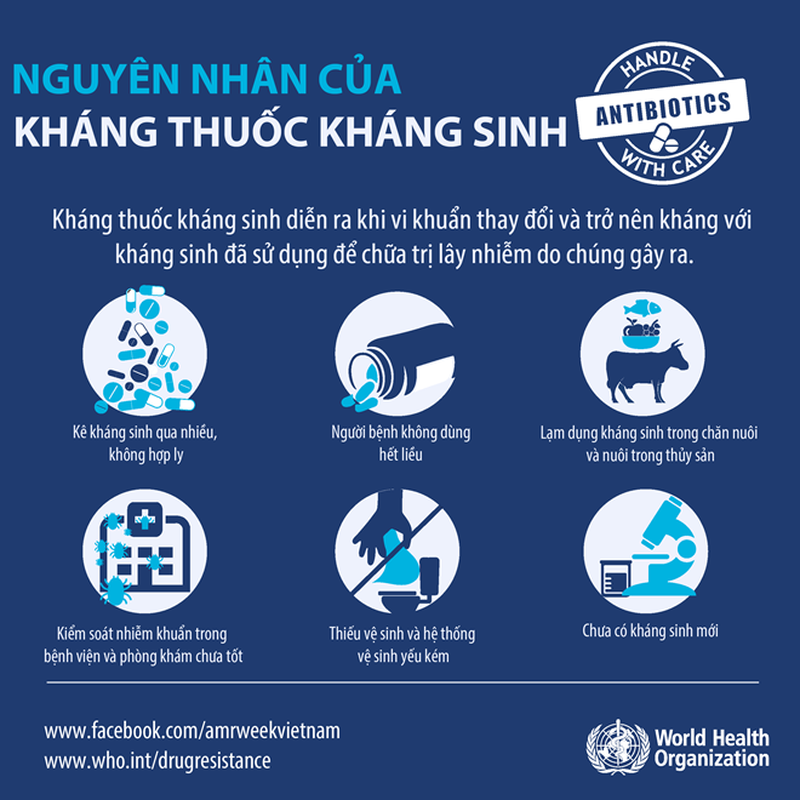 Cảnh báo tình trạng kháng thuốc kháng sinh tại Việt Nam