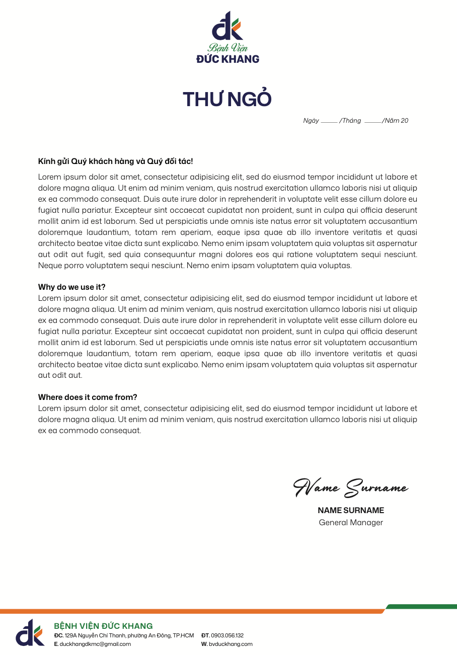 Bệnh viện Đức Khang ra mắt logo và bộ nhận diện thương hiệu mới