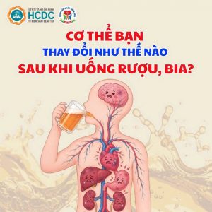 CƠ THỂ BẠN THAY ĐỔI NHƯ THẾ NÀO SAU KHI UỐNG RƯỢU, BIA?