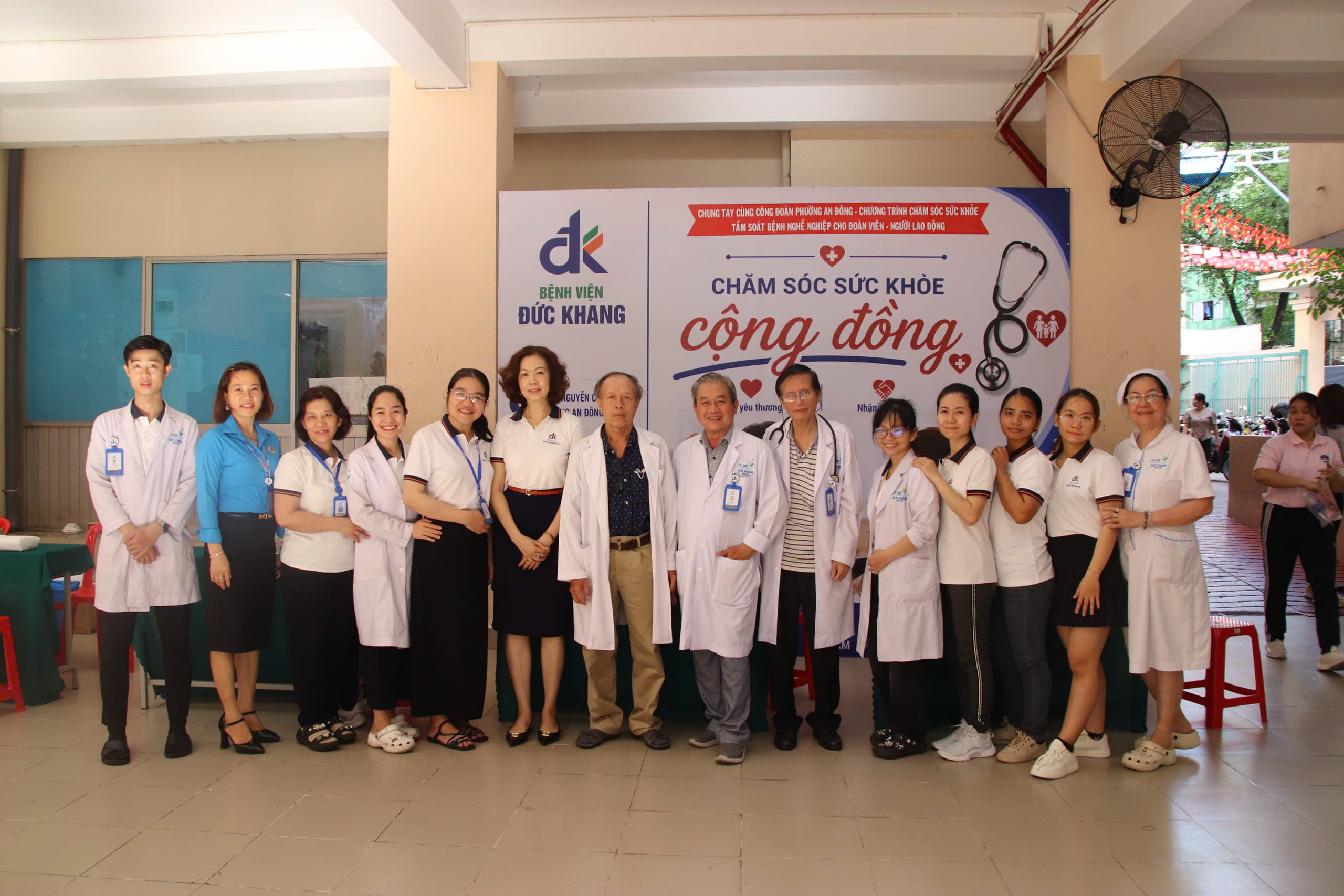 Bệnh viện Đức Khang chăm sóc sức khỏe đoàn viên, người lao động Phường An Đông